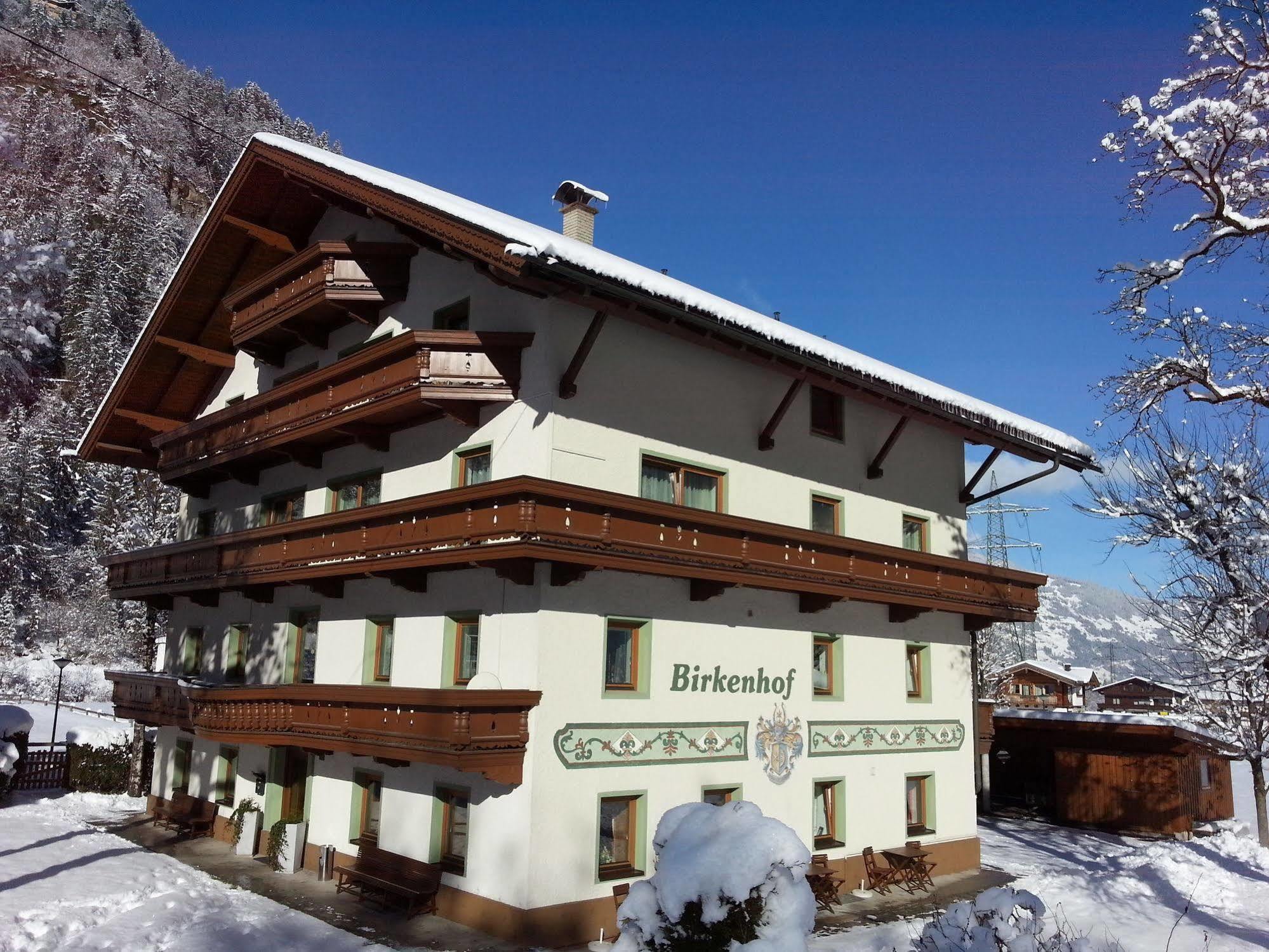 Pension Birkenhof Mayrhofen Esterno foto